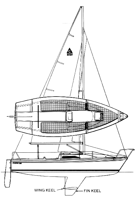 capri 22 drawing
