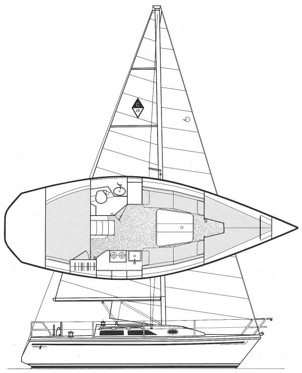 Catalina 28 Tall Rig