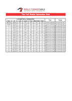 Ready Made Asymmetrical Spinnakers in 18 Sizes